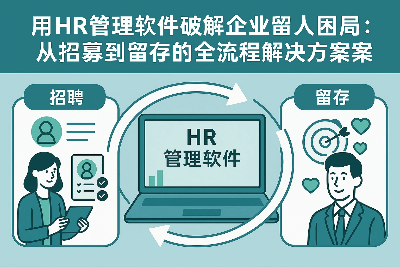 用HR管理软件破解企业留人困局：从招聘到留存的全流程解决方案