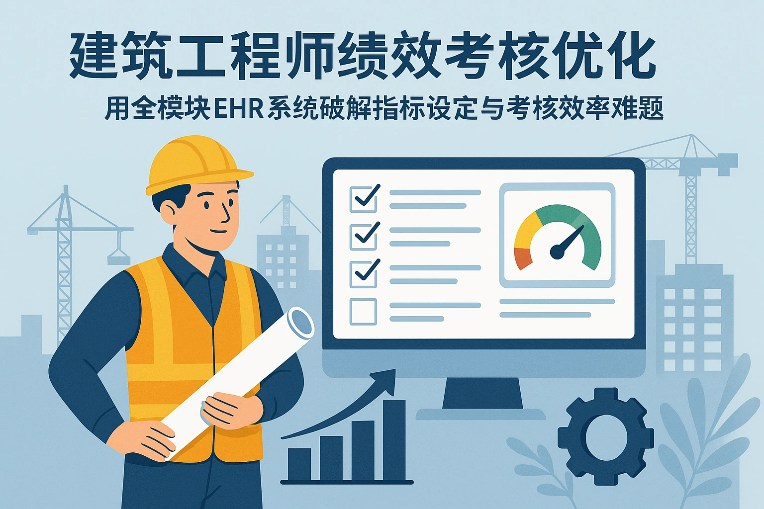 建筑工程师绩效考核优化：用全模块EHR系统破解指标设定与考核效率难题