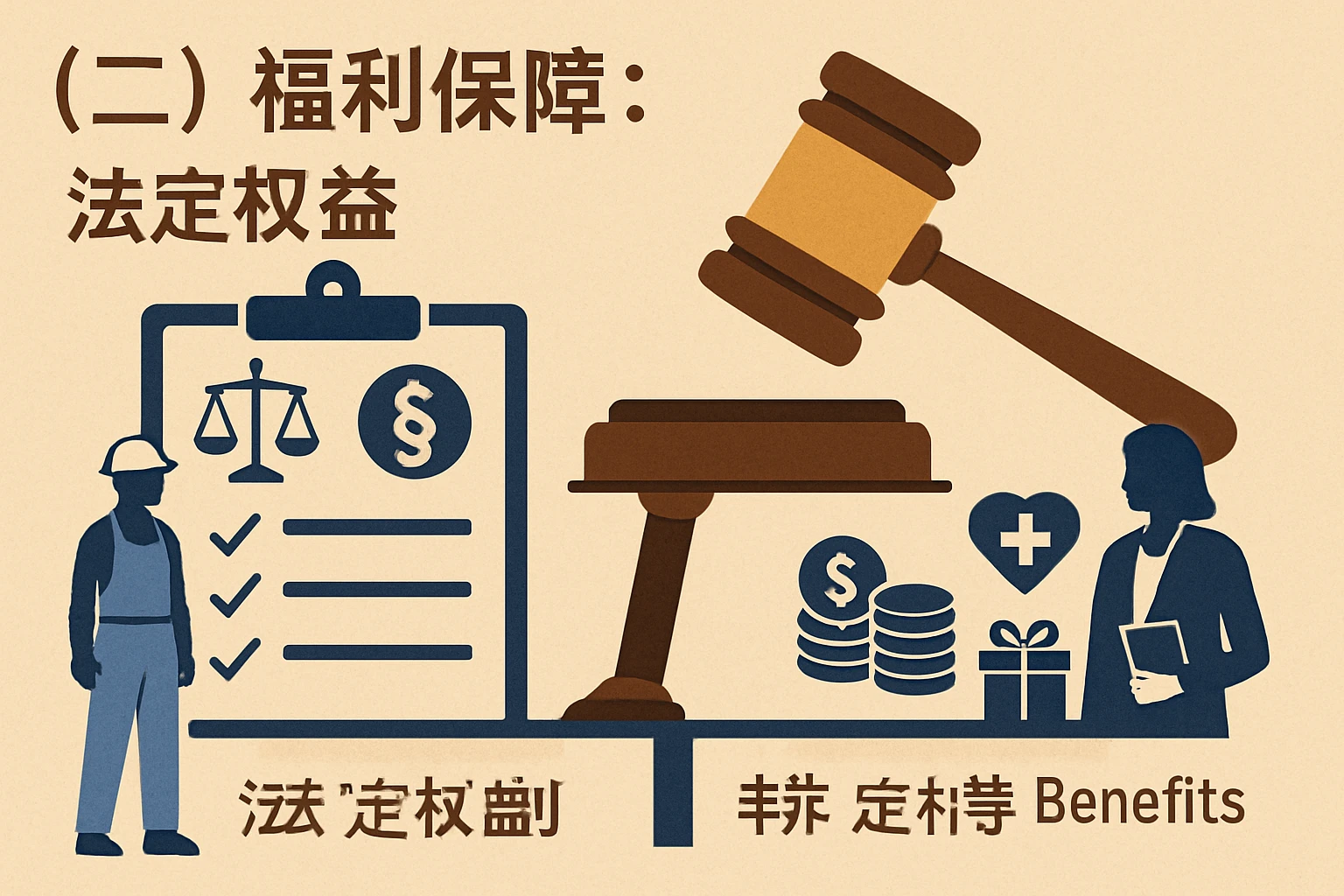 （二）福利保障：法定权益与非法定待遇的边界