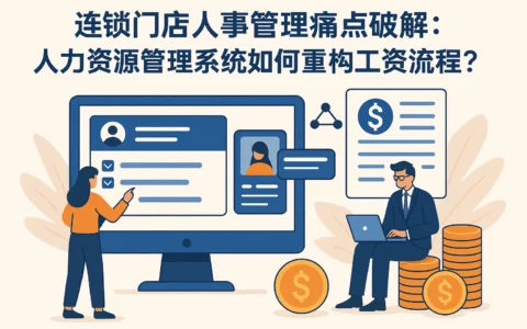 连锁门店人事管理痛点破解：人力资源管理系统如何重构工资流程？