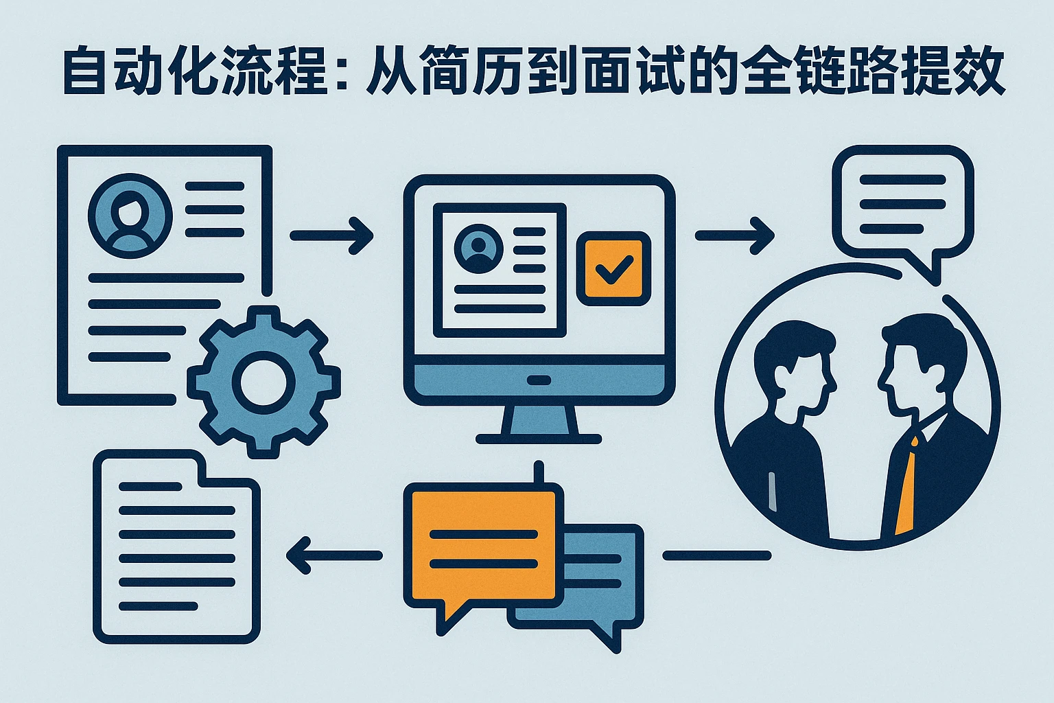 2. 自动化流程：从简历到面试的全链路提效