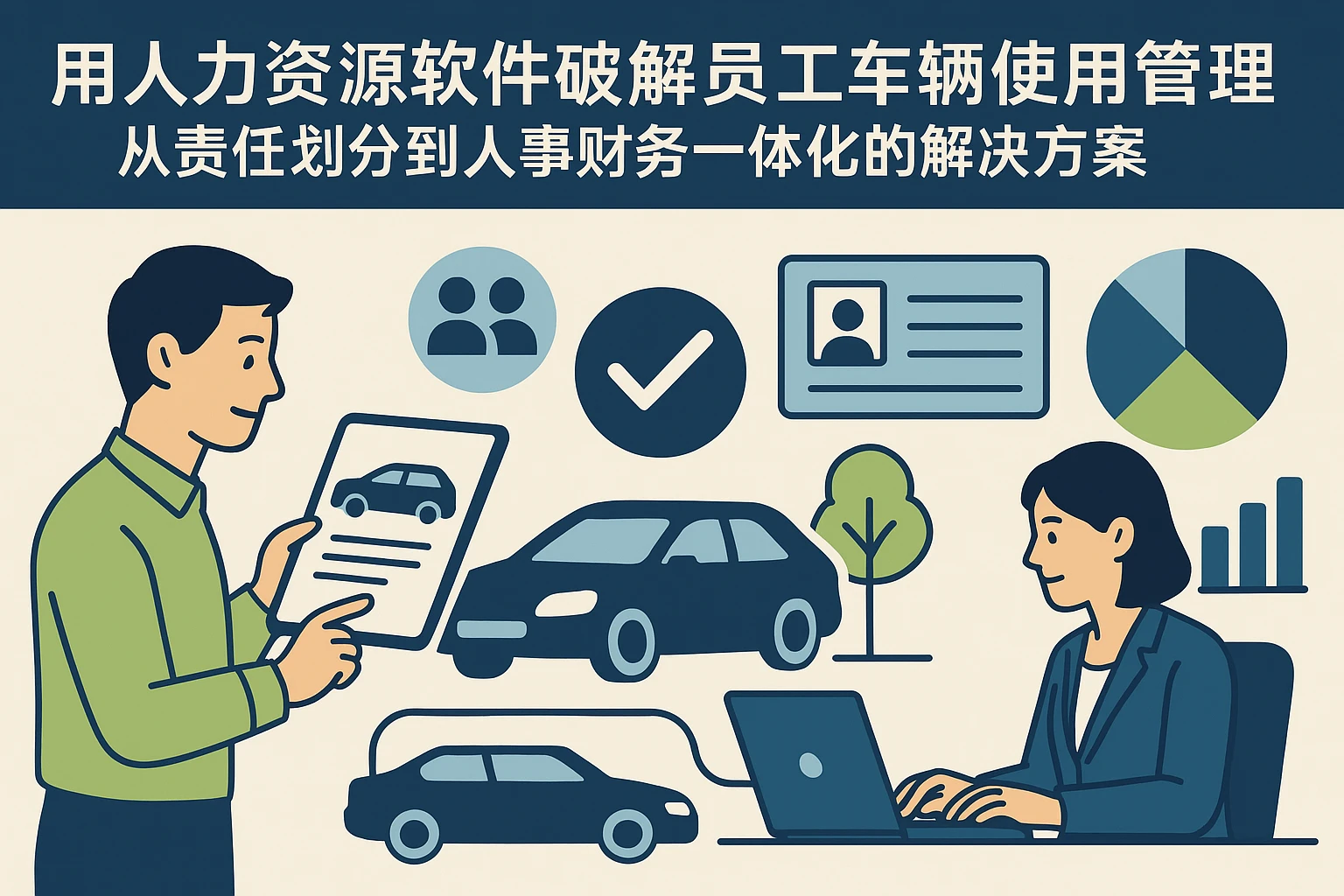 用人力资源软件破解员工车辆使用管理难题：从责任划分到人事财务一体化的解决方案