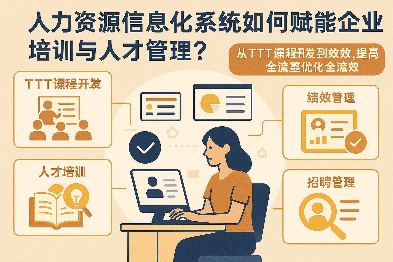 人力资源信息化系统如何赋能企业培训与人才管理？——从TTT课程开发到绩效、招聘的全流程优化