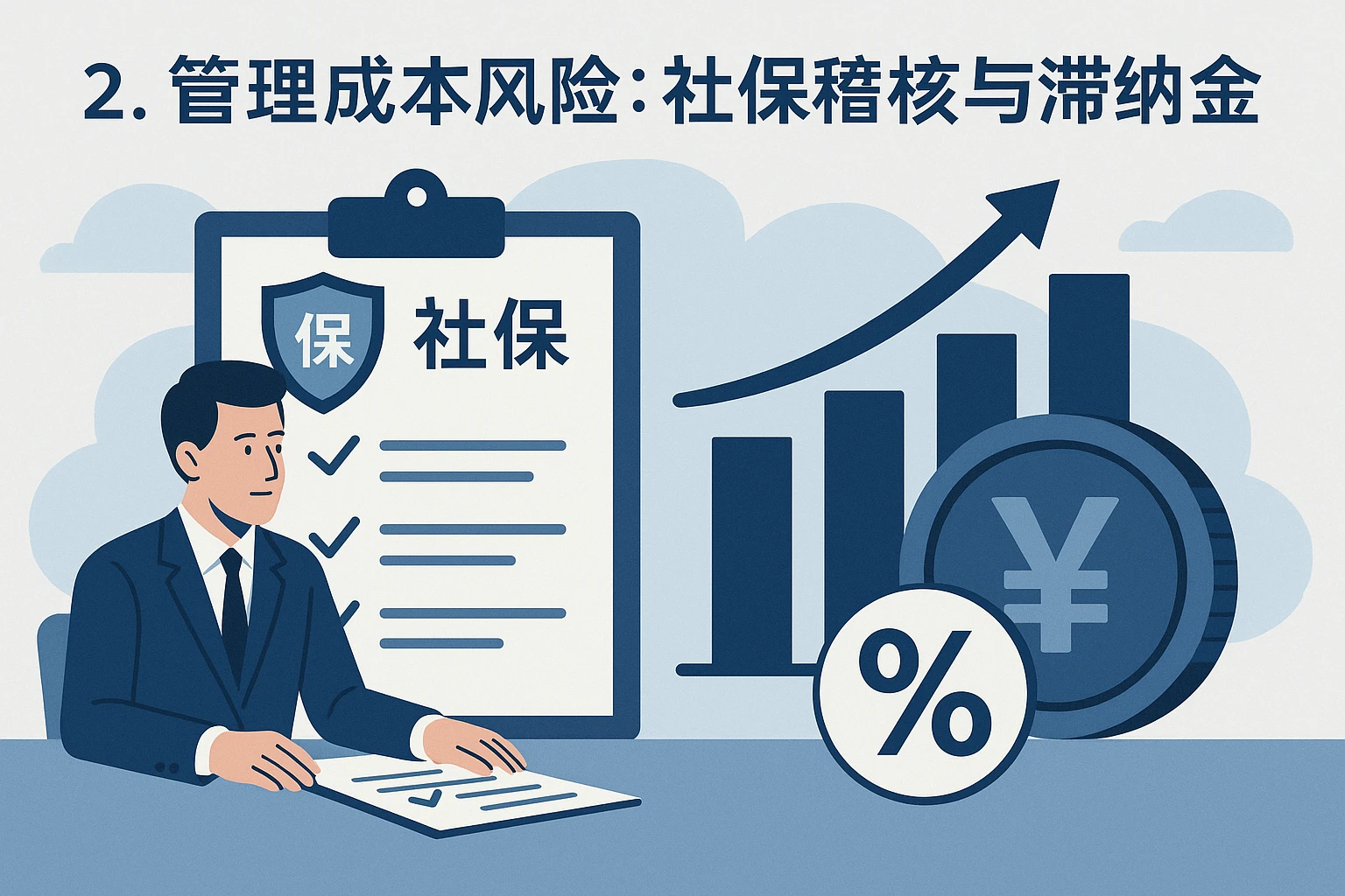 2. 管理成本风险：社保稽核与滞纳金
