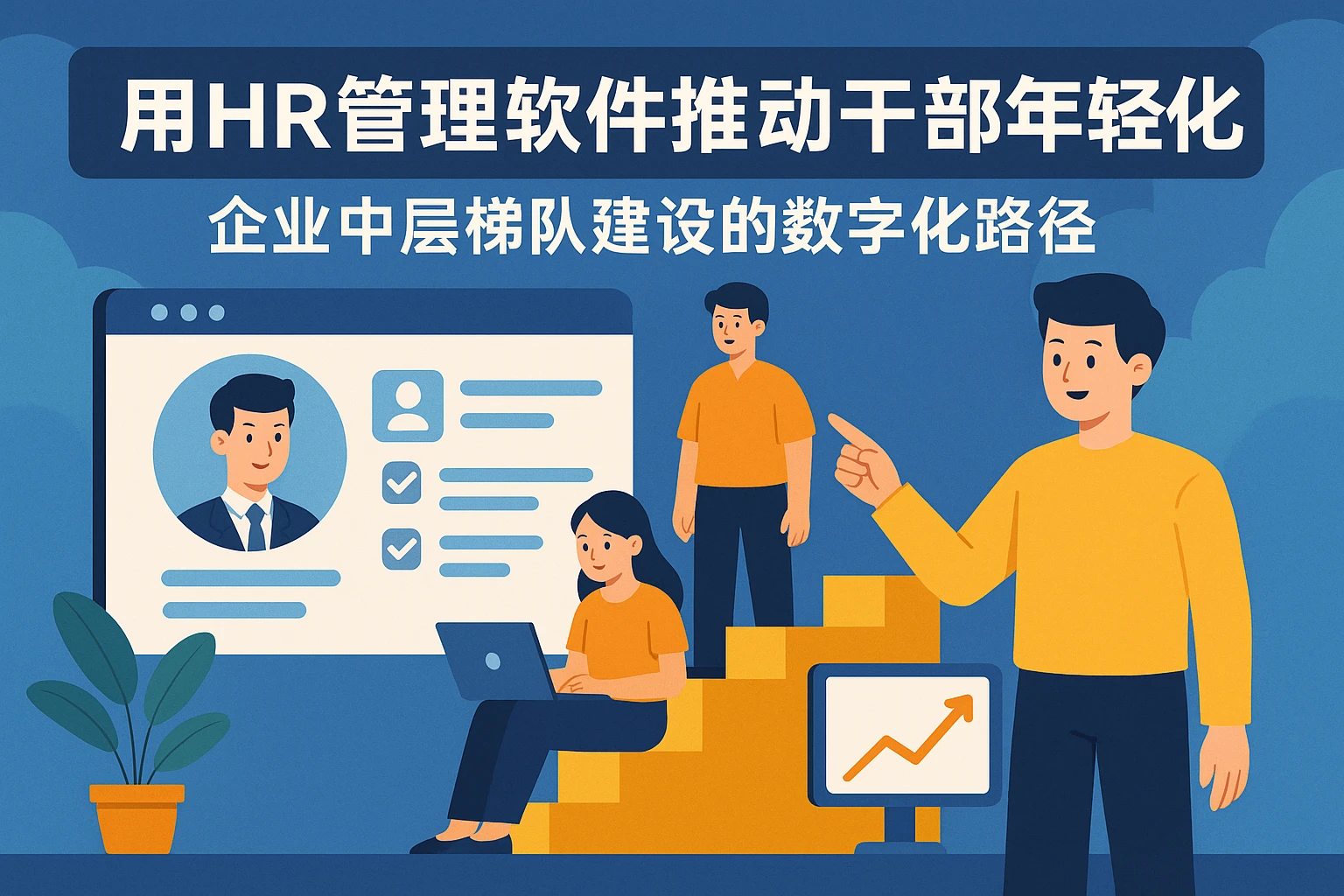 用HR管理软件推动干部年轻化：企业中层梯队建设的数字化路径