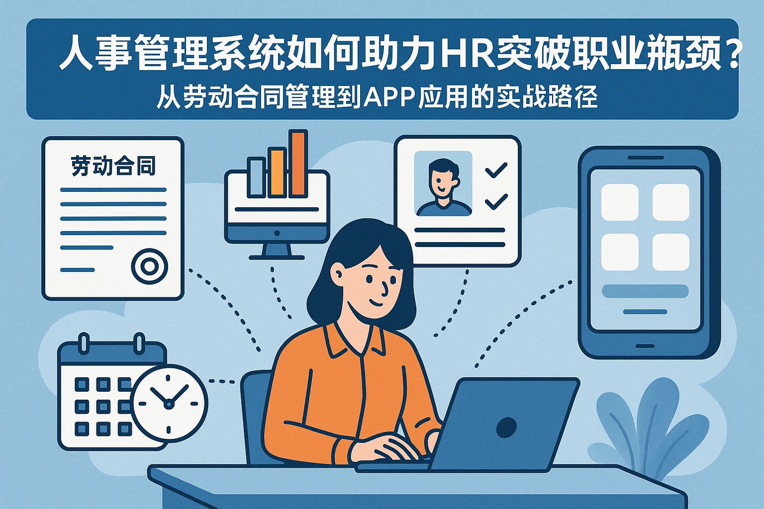 人事管理系统如何助力HR突破职业瓶颈？从劳动合同管理到APP应用的实战路径
