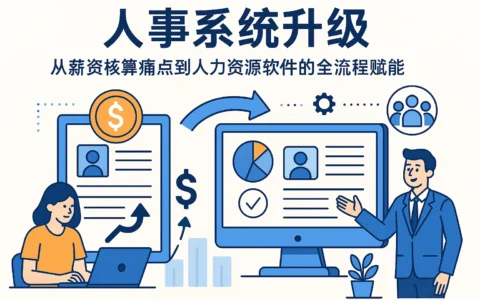 人事系统升级：从薪资核算痛点到人力资源软件的全流程赋能