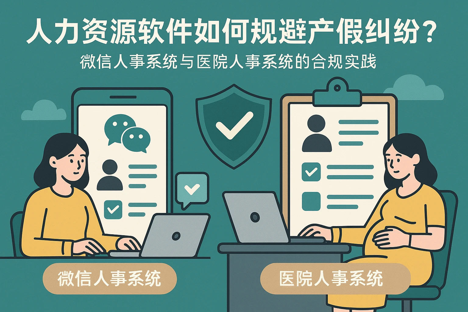 人力资源软件如何规避产假纠纷？微信人事系统与医院人事系统的合规实践