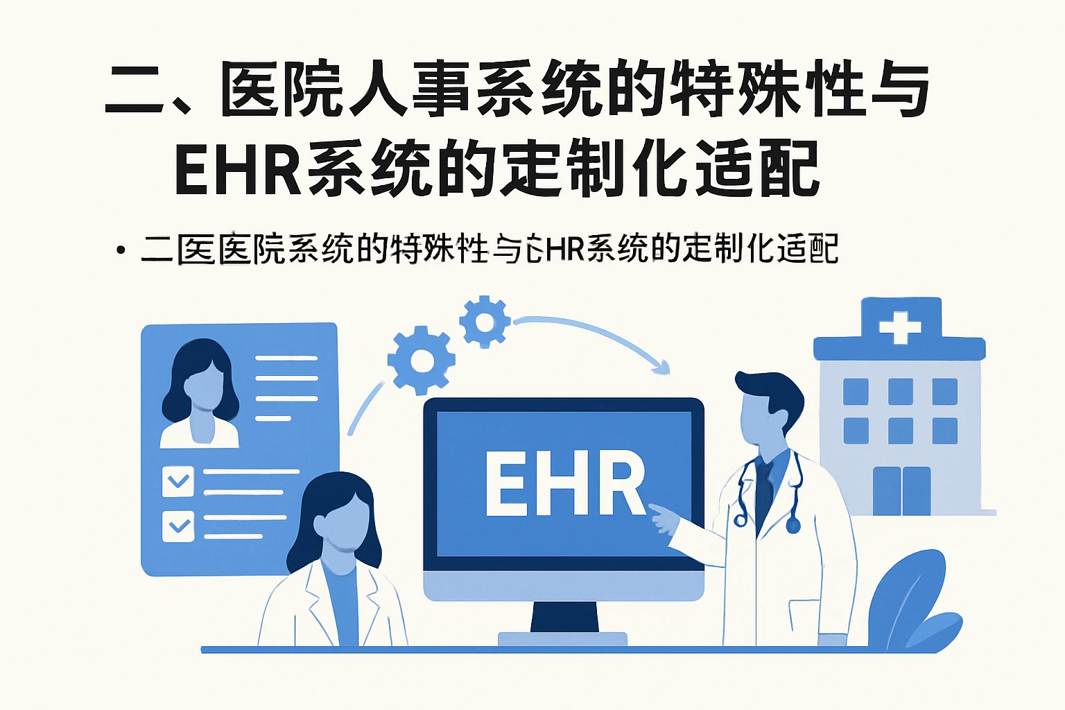 二、医院人事系统的特殊性与EHR系统的定制化适配