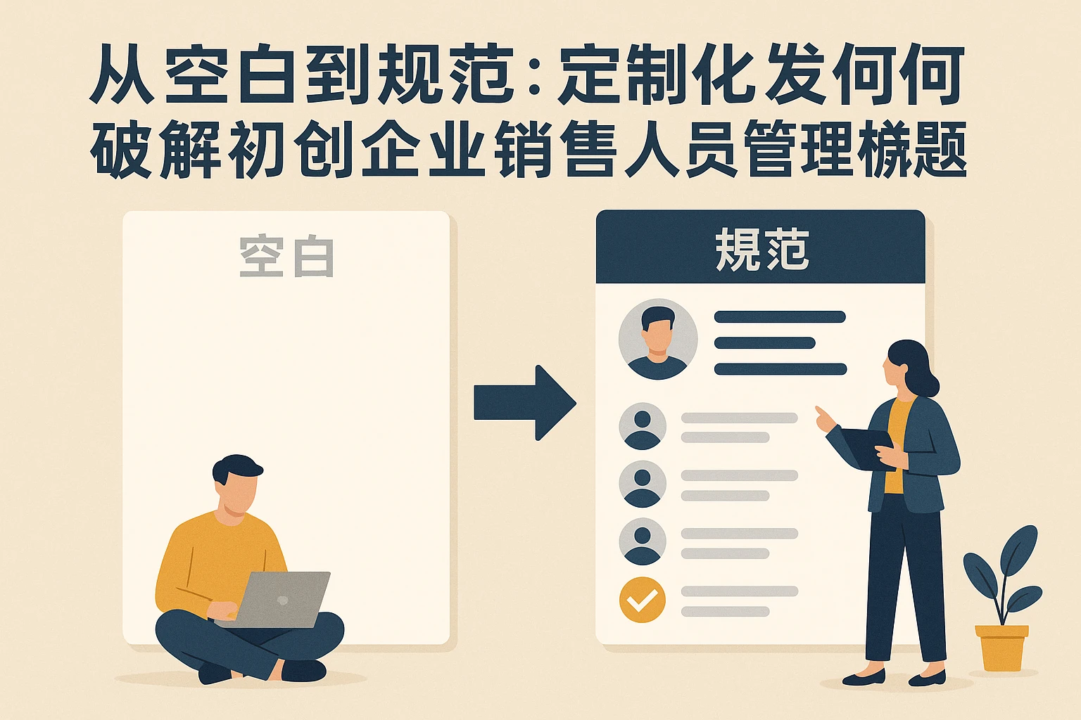 从空白到规范：人事系统定制开发如何破解初创企业销售人员管理难题
