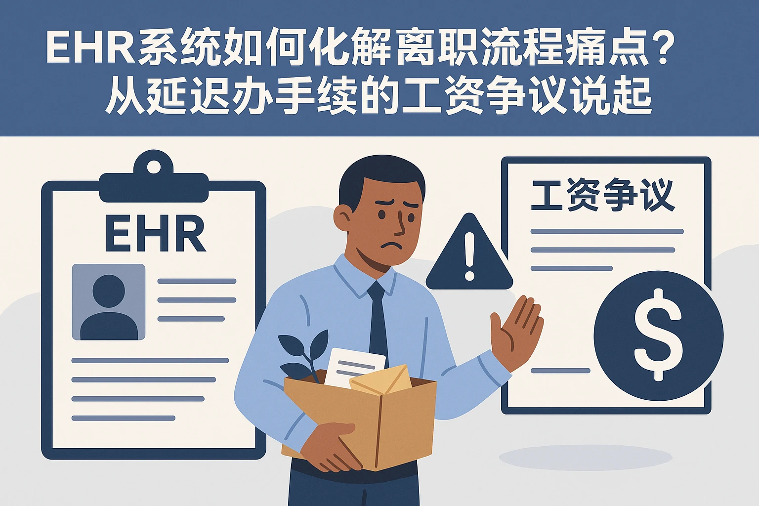 EHR系统如何化解离职流程痛点？从延迟办手续的工资争议说起
