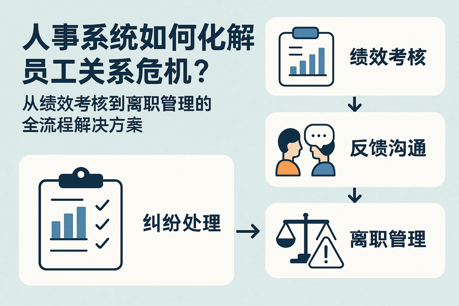 人事系统如何化解员工关系危机？从绩效考核到离职管理的全流程解决方案