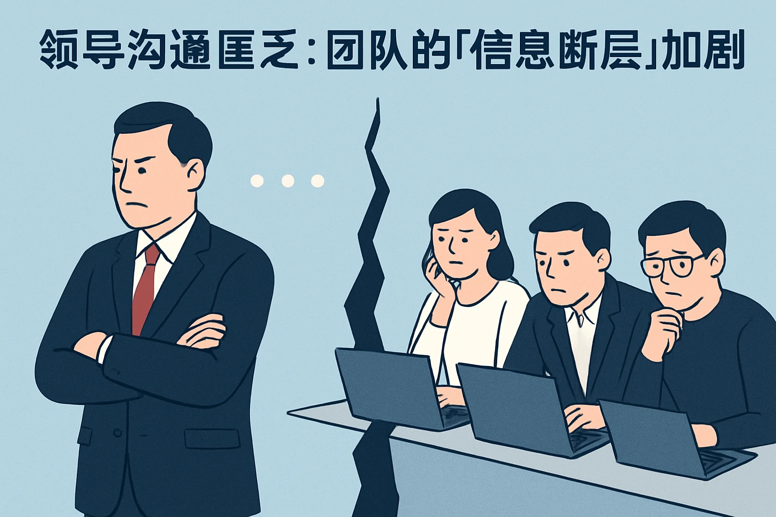 2. 领导沟通匮乏：团队的“信息断层”加剧