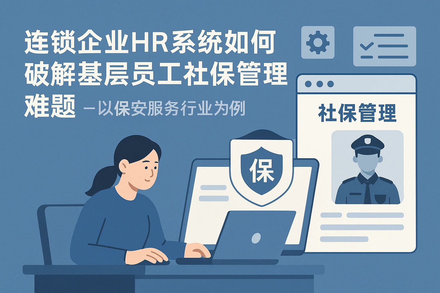 连锁企业HR系统如何破解基层员工社保管理难题——以保安服务行业为例