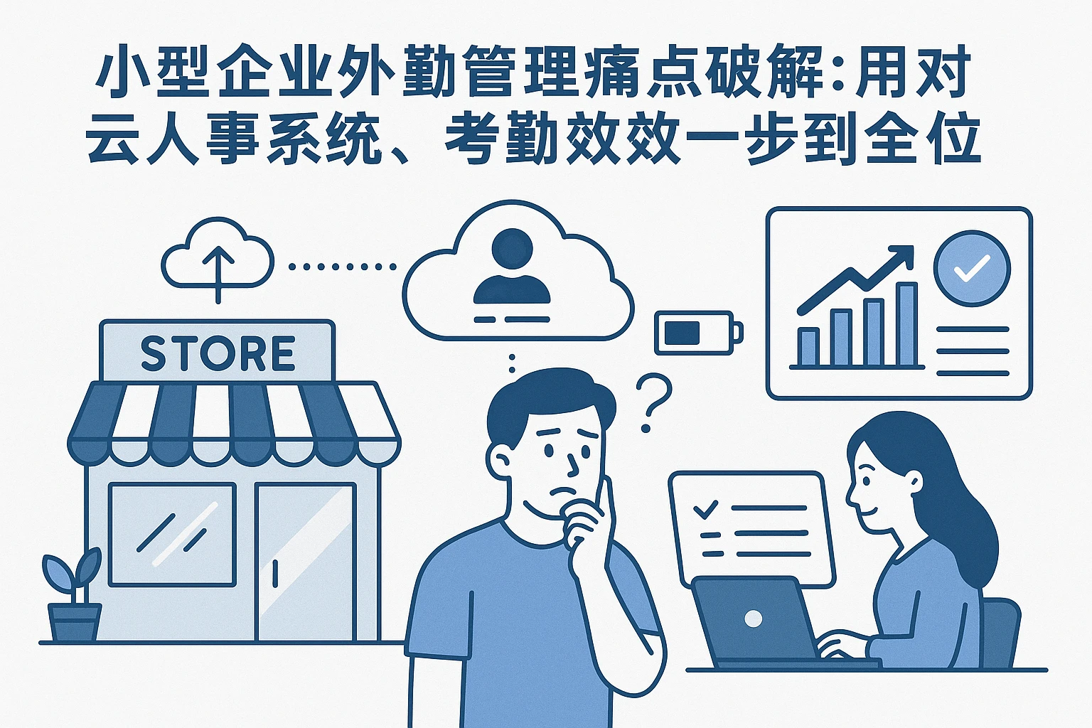 小型企业外勤管理痛点破解：用对云人事系统，考勤绩效一步到位