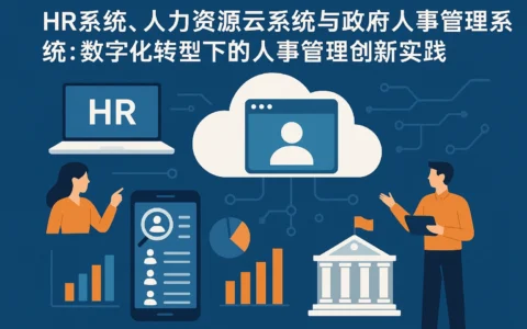 HR系统、人力资源云系统与政府人事管理系统：数字化转型下的人事管理创新实践