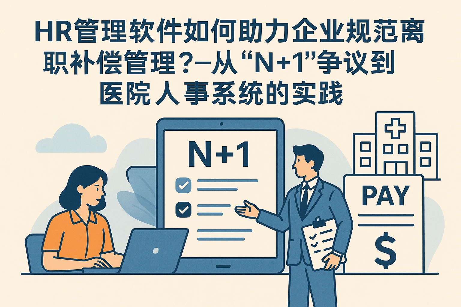 HR管理软件如何助力企业规范离职补偿管理？——从“N+1”争议到医院人事系统的实践