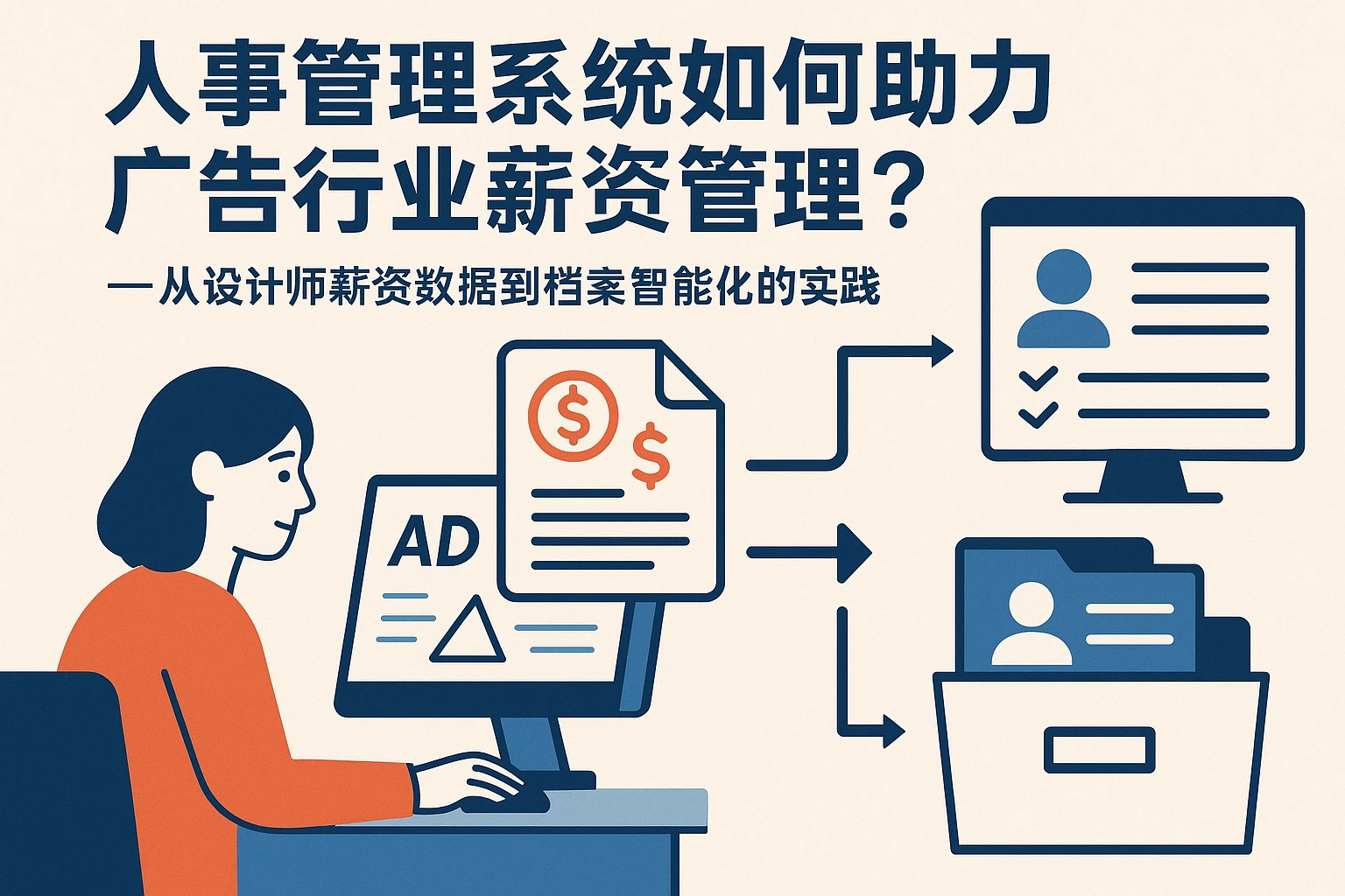 人事管理系统如何助力广告行业薪资管理？——从设计师薪资数据到档案智能化的实践