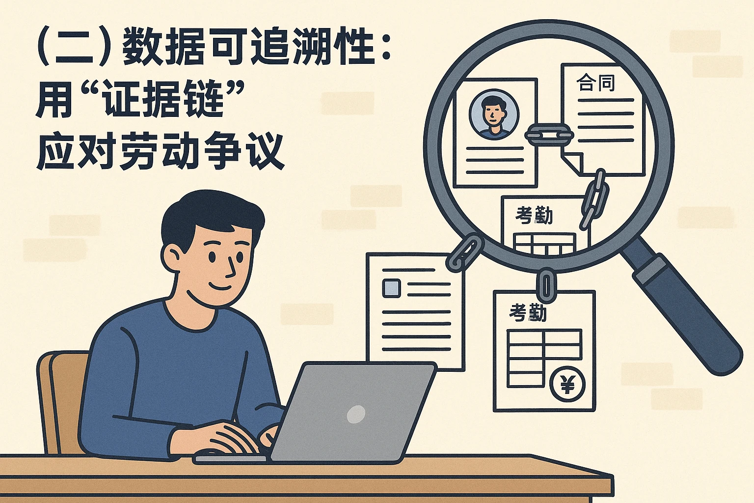 （二）数据可追溯性：用“证据链”应对劳动争议