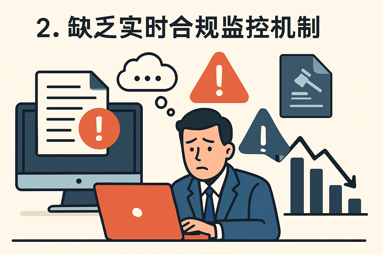 2. 缺乏实时合规监控机制