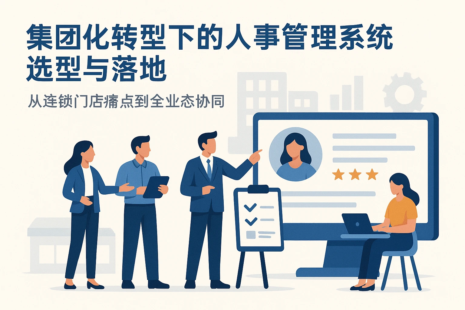 集团化转型下的人事管理系统选型与落地：从连锁门店痛点到全业态协同