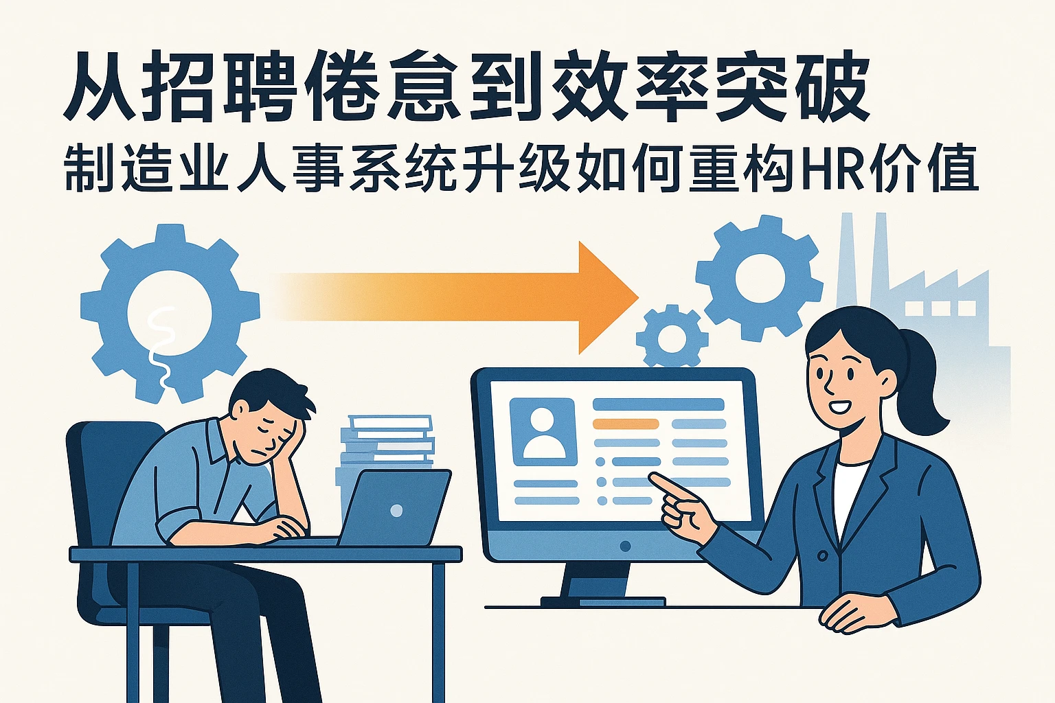 从招聘倦怠到效率突破：制造业人事系统升级如何重构HR价值