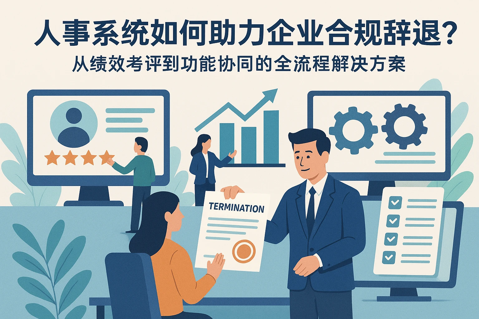 人事系统如何助力企业合规辞退？从绩效考评到功能协同的全流程解决方案