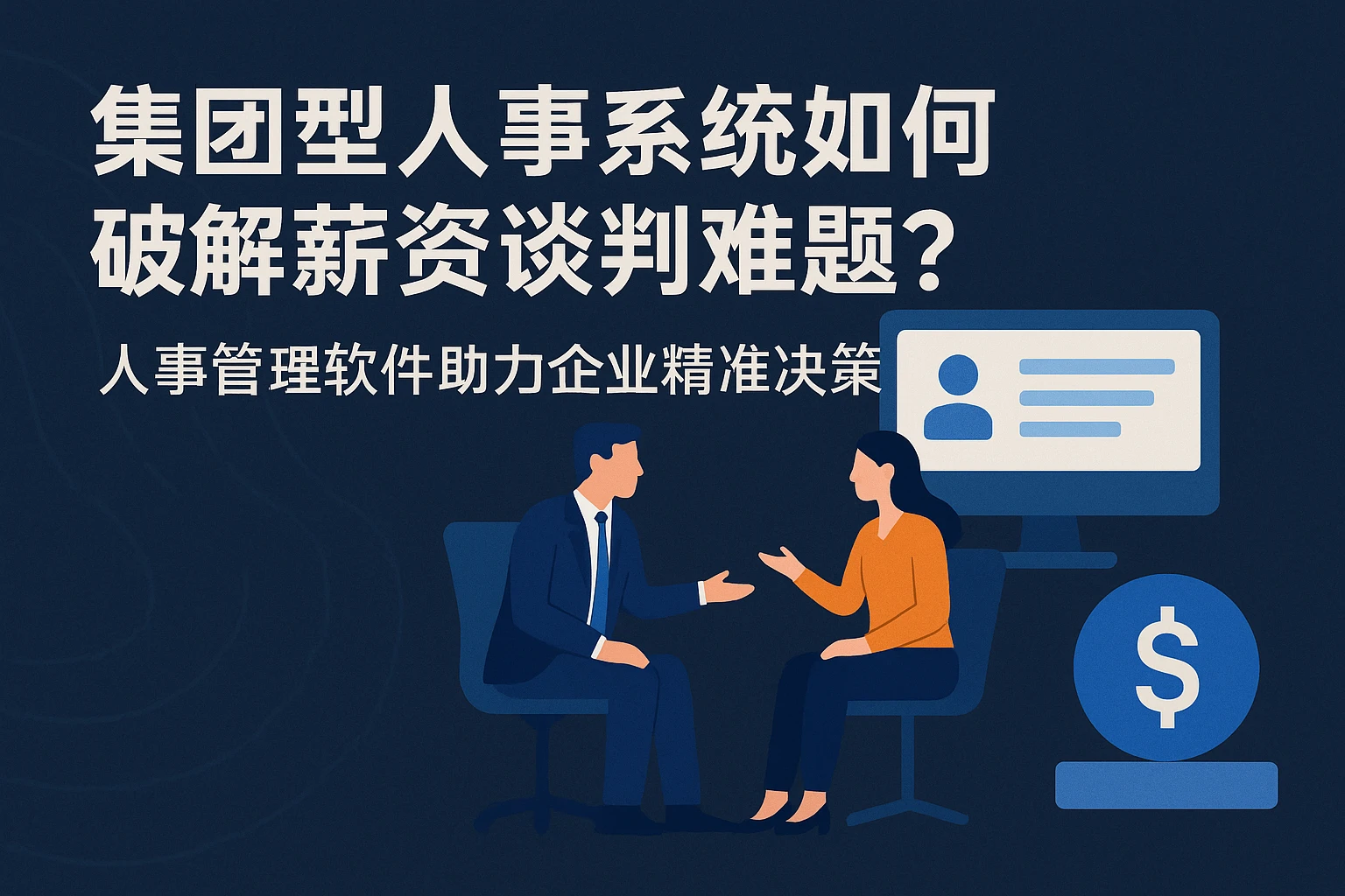 集团型人事系统如何破解薪资谈判难题？人事管理软件助力企业精准决策