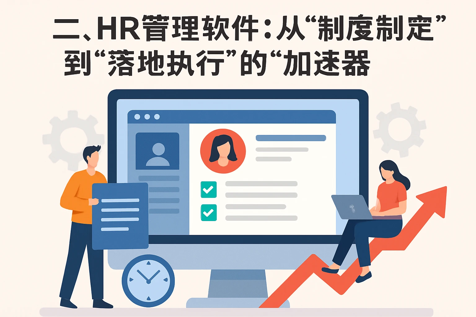 二、HR管理软件：从“制度制定”到“落地执行”的“加速器”