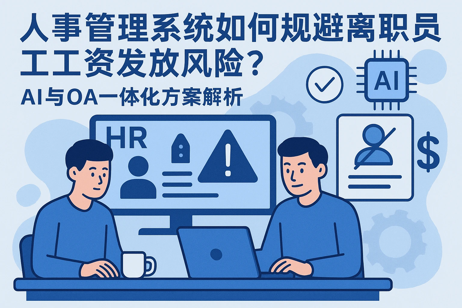 人事管理系统如何规避离职员工工资发放风险？AI与OA一体化方案解析