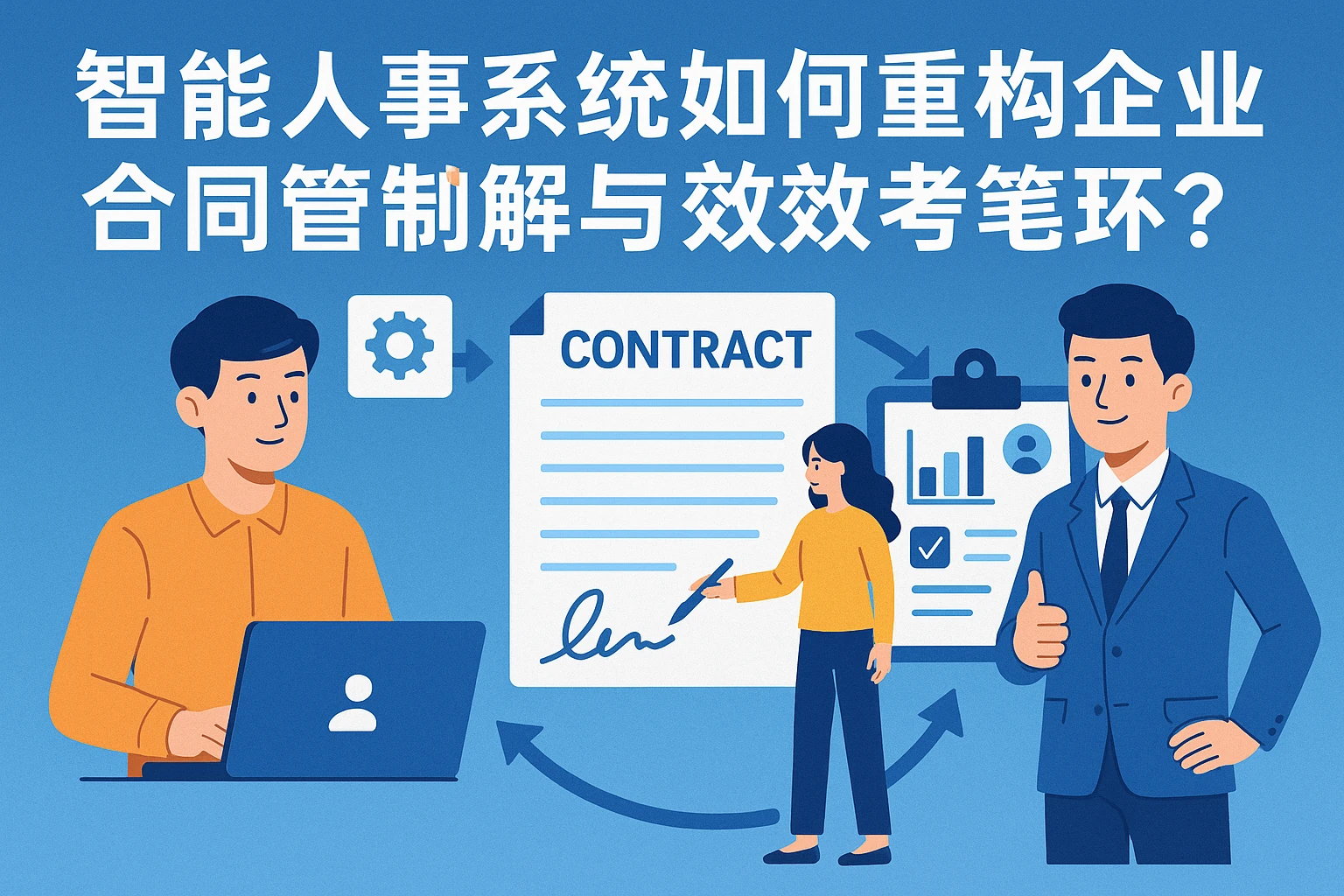 智能人事系统如何重构企业合同管理与绩效考核闭环？