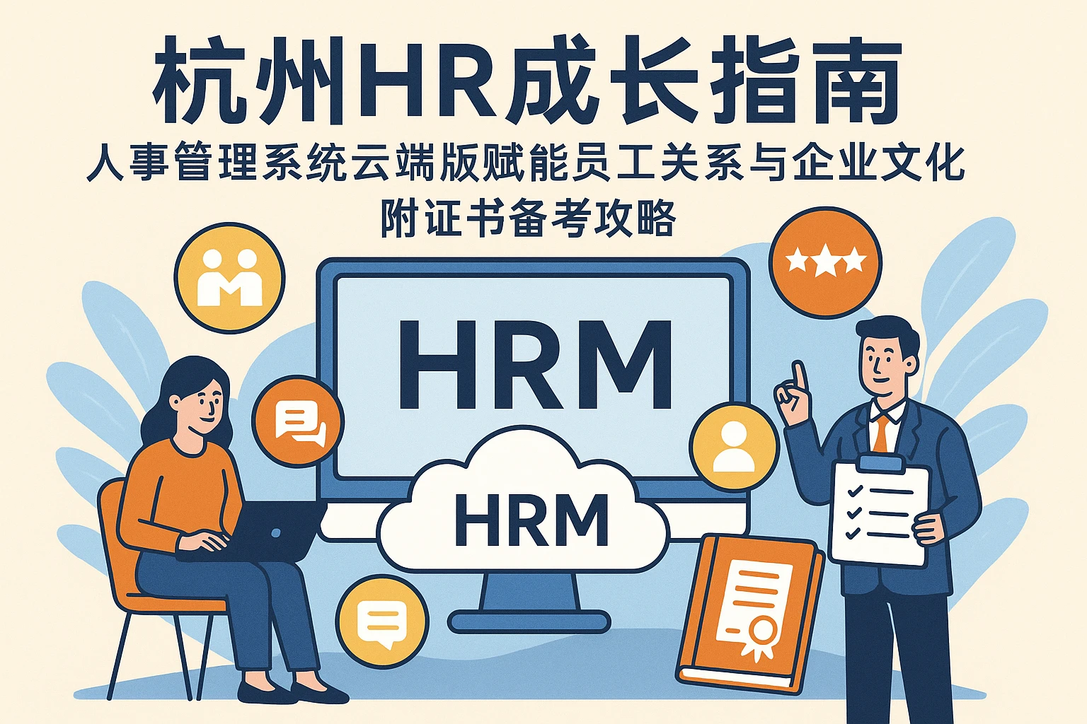 杭州HR成长指南：人事管理系统云端版赋能员工关系与企业文化，附证书备考攻略