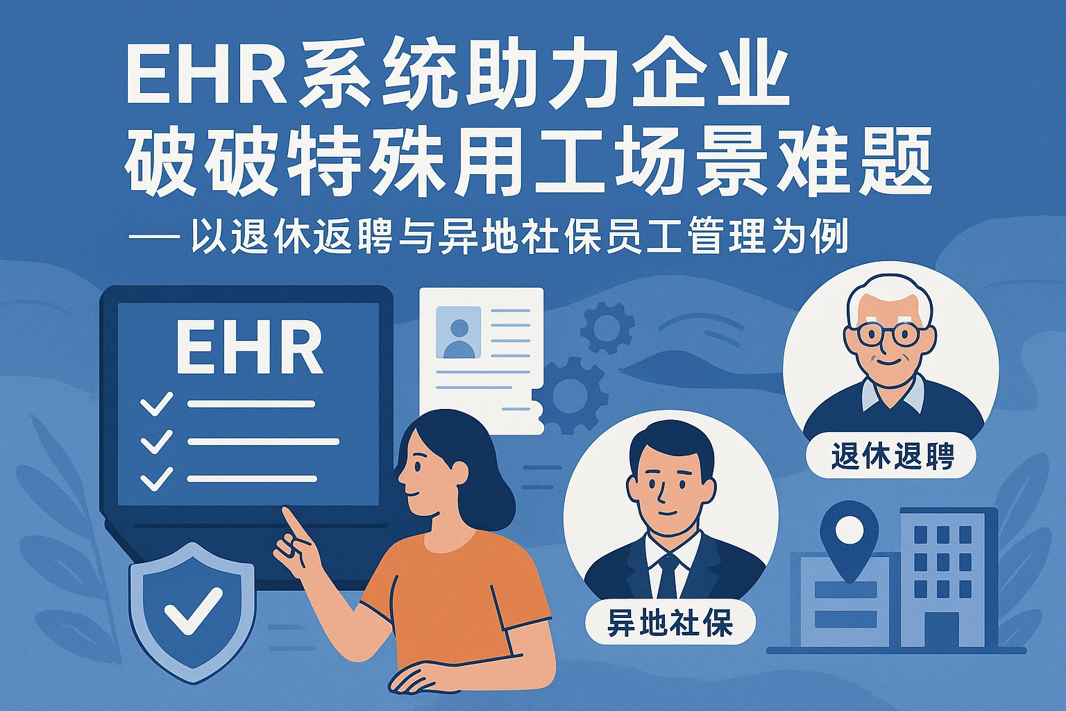 EHR系统助力企业破解特殊用工场景难题——以退休返聘与异地社保员工管理为例