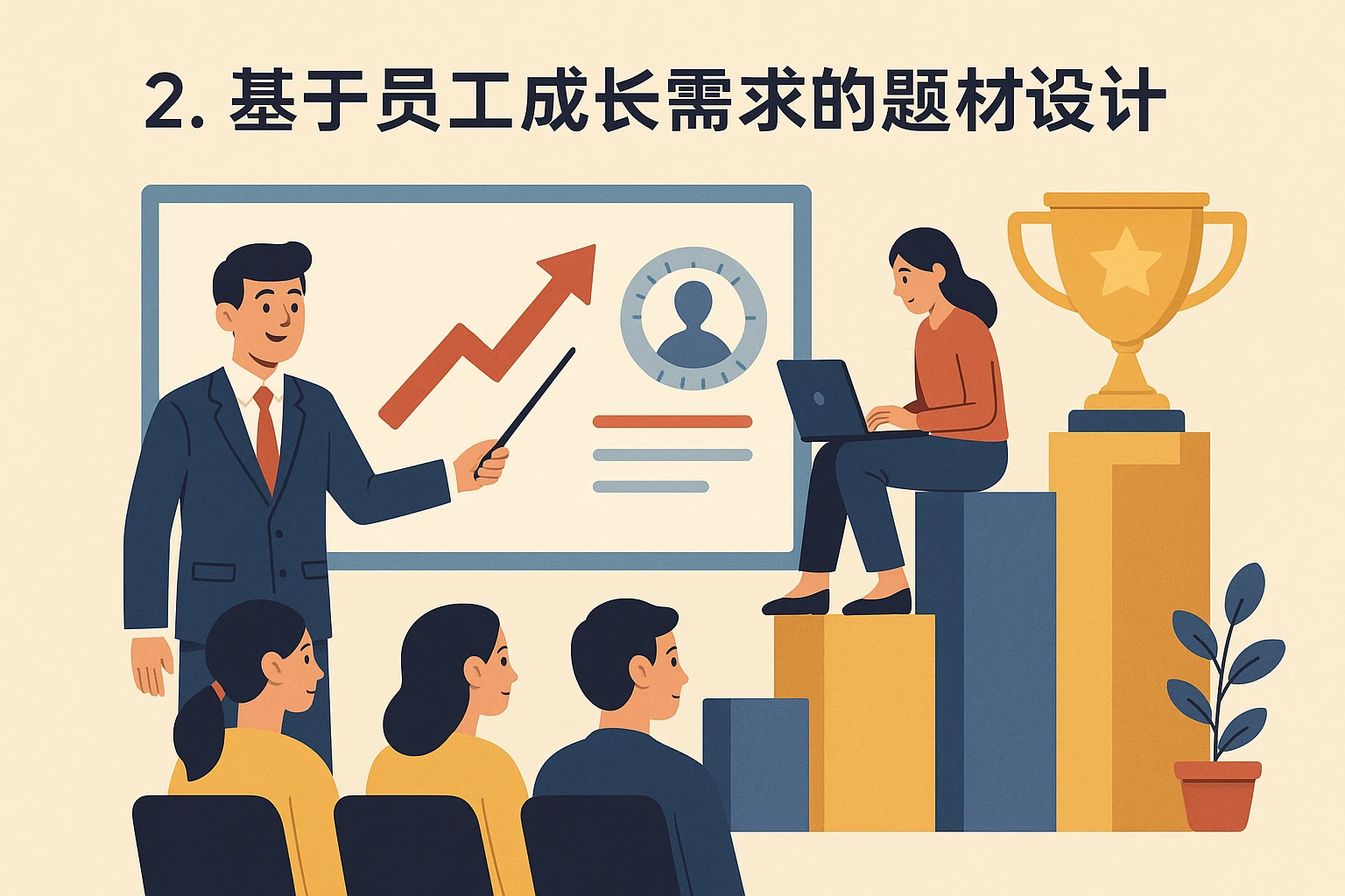 2. 基于员工成长需求的题材设计