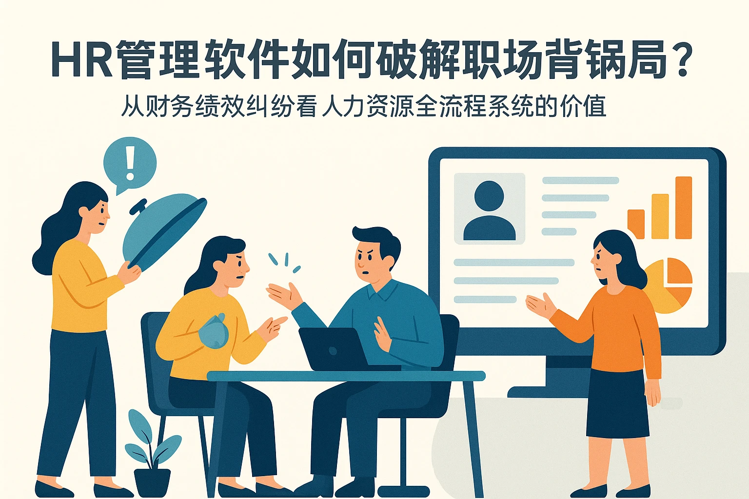 HR管理软件如何破解职场背锅局？从财务绩效纠纷看人力资源全流程系统的价值