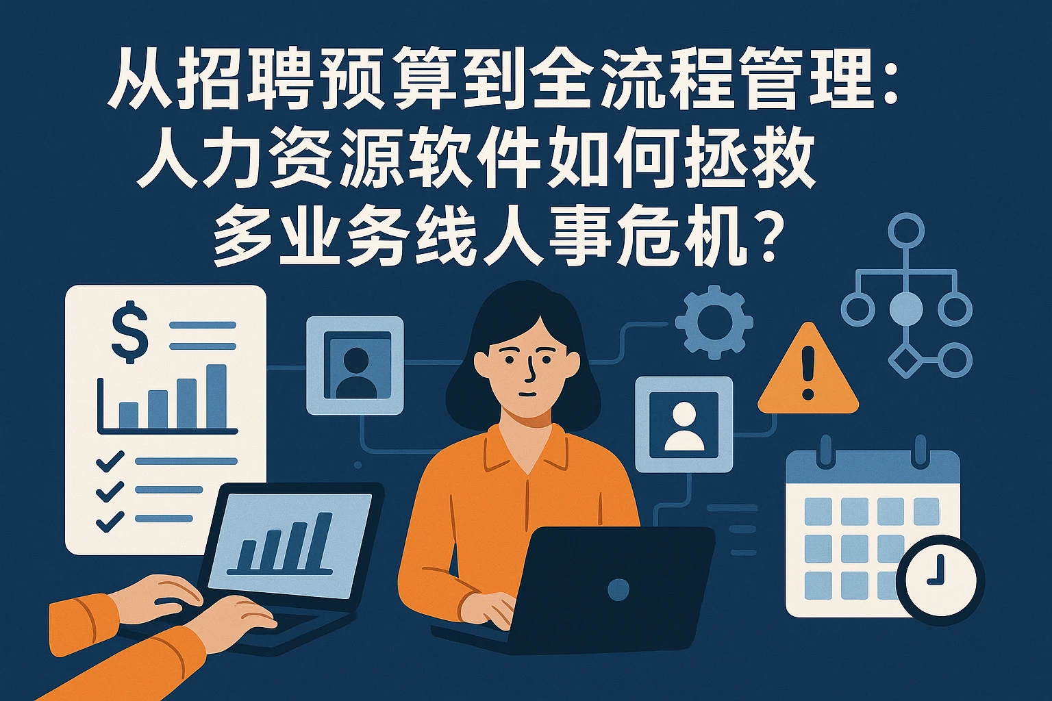 从招聘预算到全流程管理：人力资源软件如何拯救多业务线人事危机？