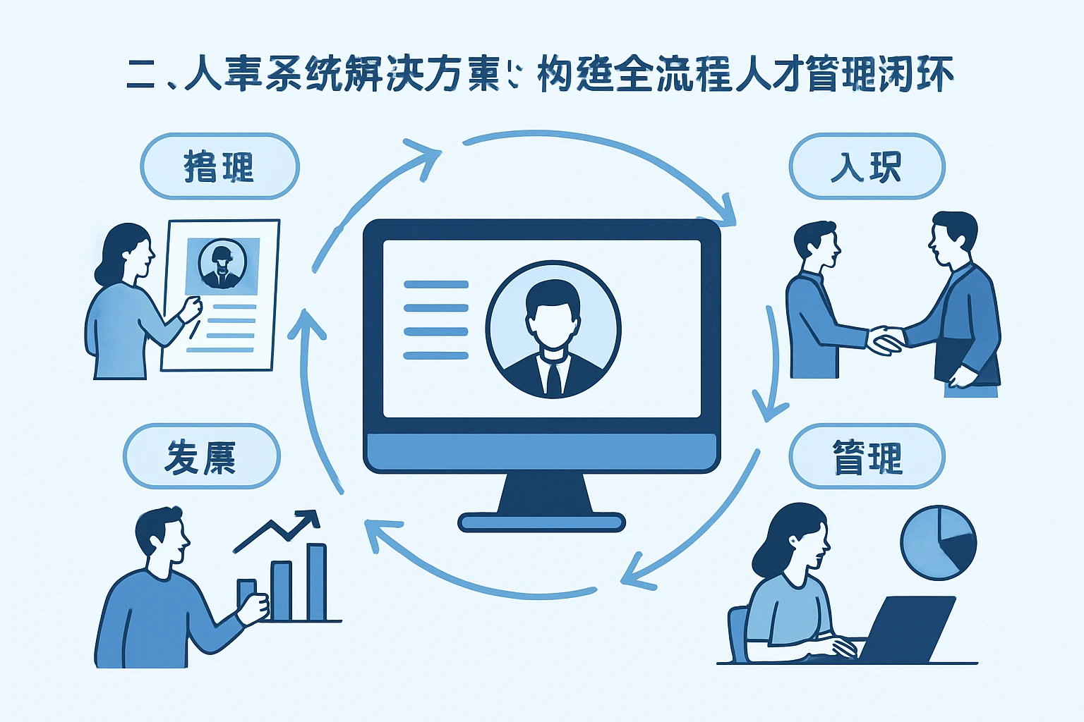 二、人事系统解决方案：构建全流程人才管理闭环