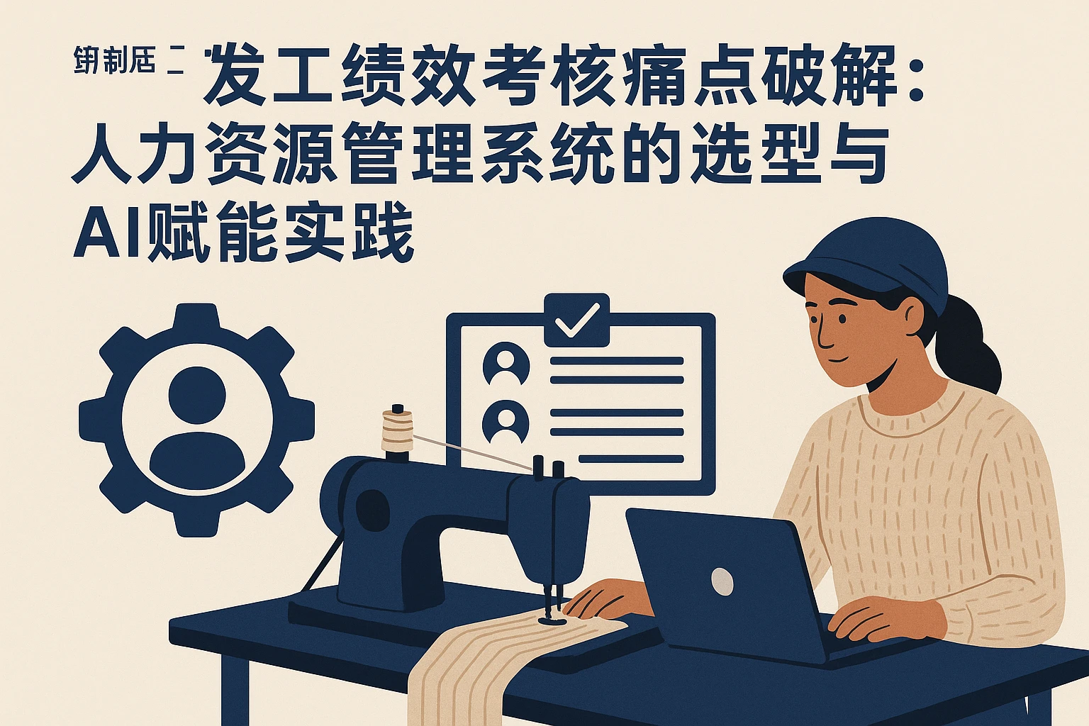 针织服装企业员工绩效考核痛点破解：人力资源管理系统的选型与AI赋能实践