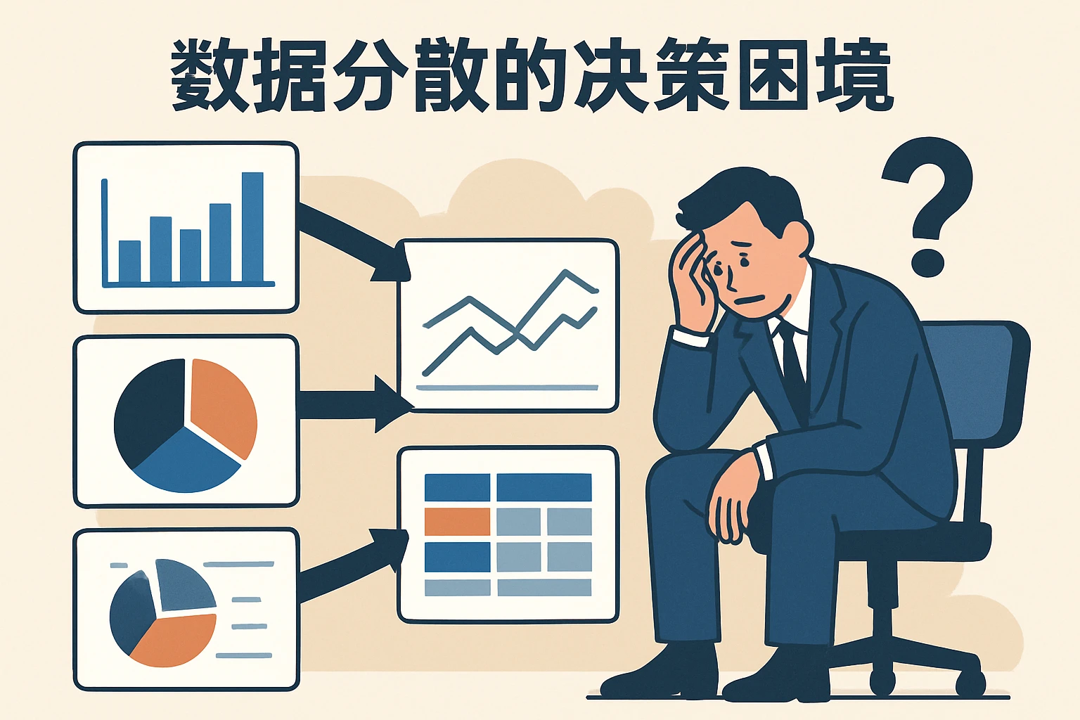 2. 数据分散的决策困境