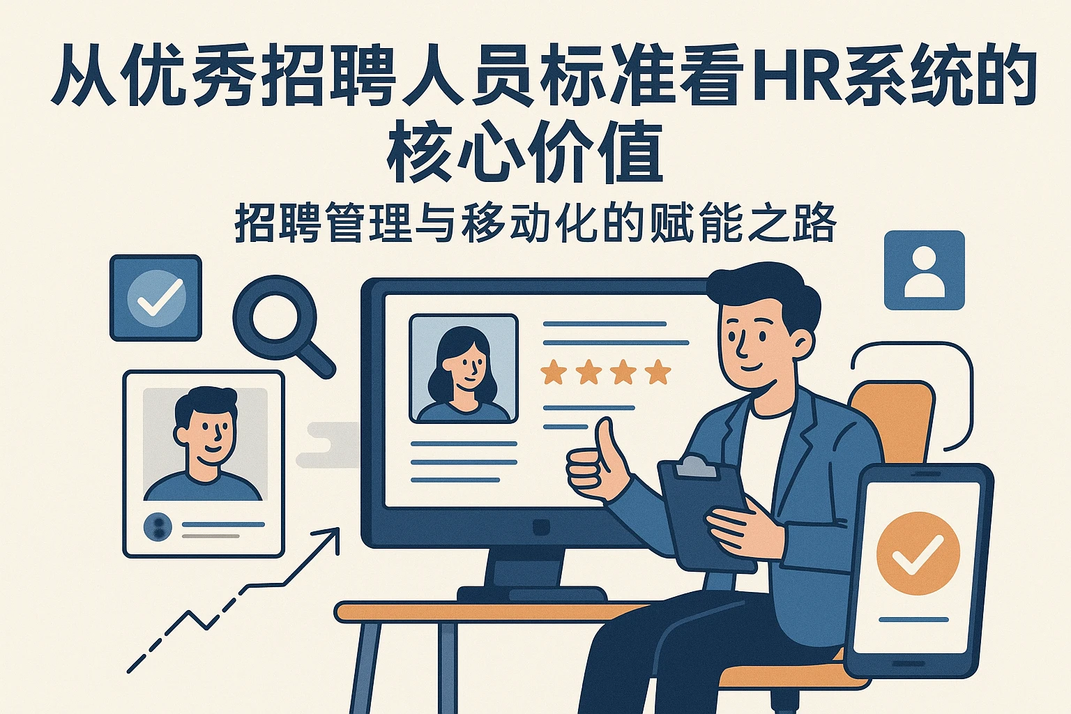 从优秀招聘人员标准看HR系统的核心价值：招聘管理与移动化的赋能之路