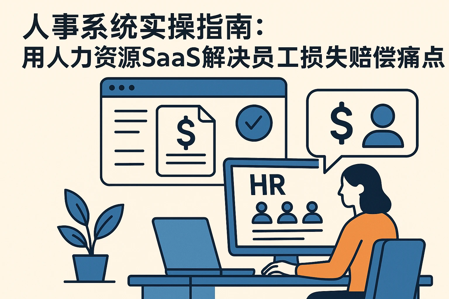 人事系统实操指南：用人力资源SaaS解决员工损失赔偿痛点