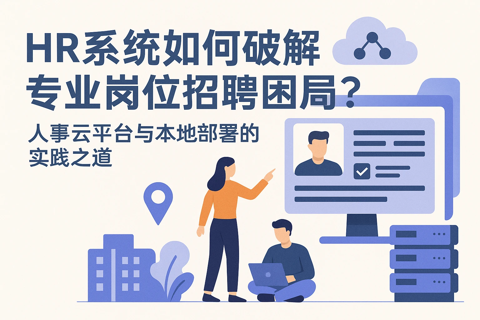 HR系统如何破解专业岗位招聘困局？人事云平台与本地部署的实践之道