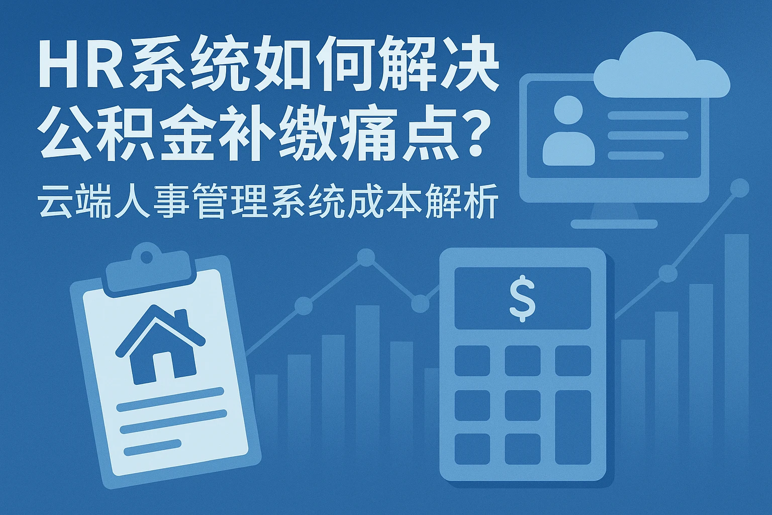 HR系统如何解决公积金补缴痛点？云端人事管理系统成本解析