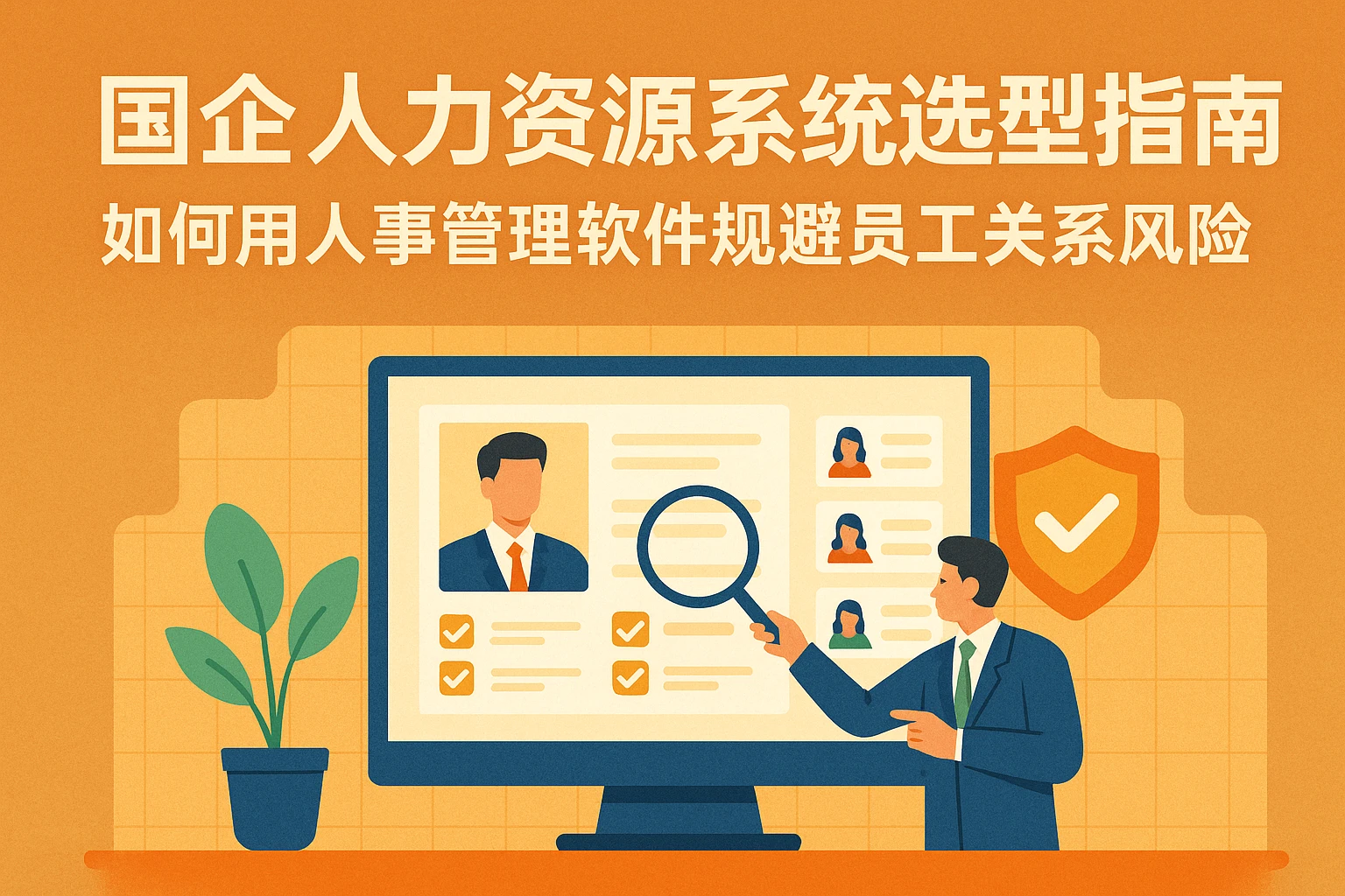 国企人力资源系统选型指南：如何用人事管理软件规避员工关系风险