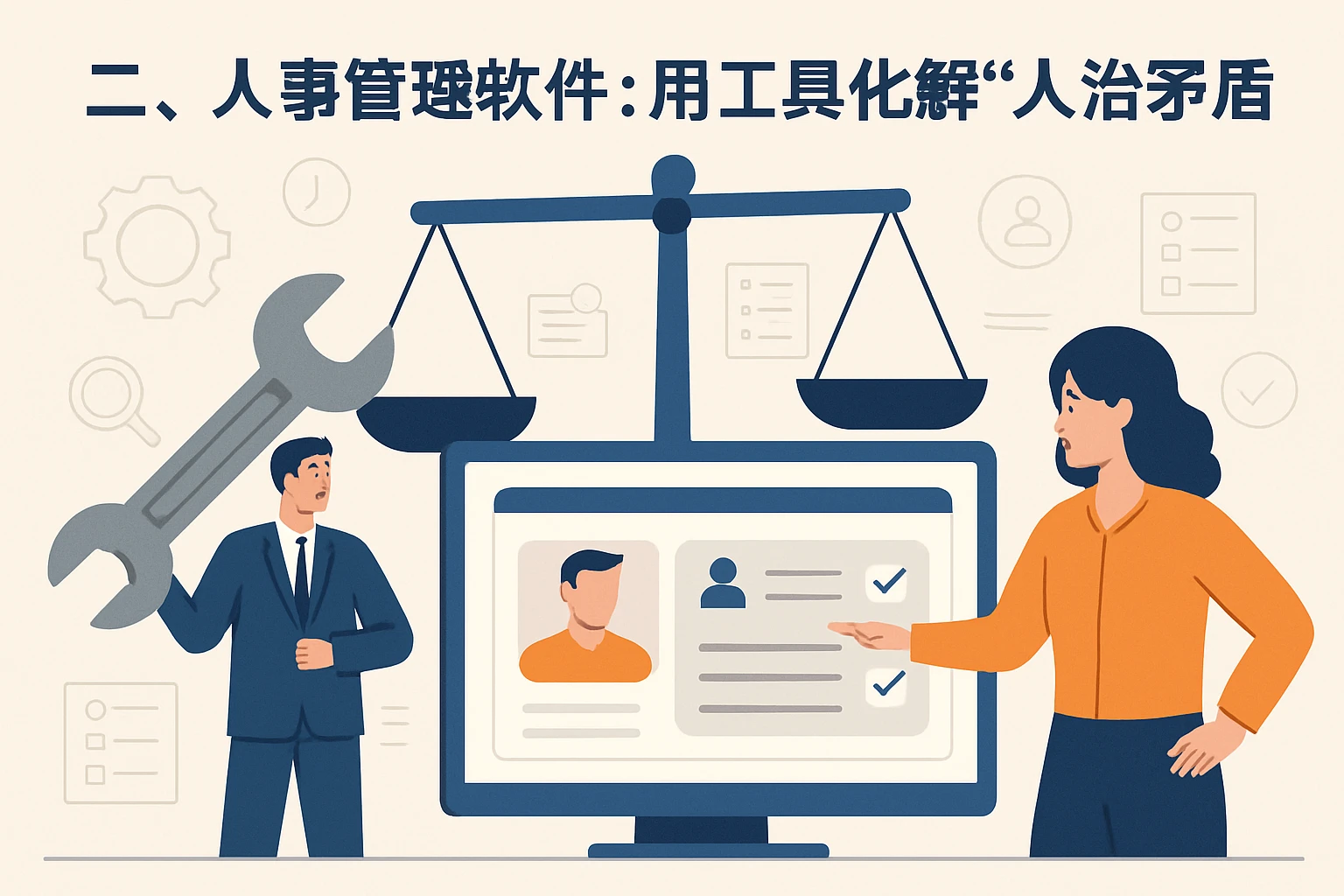 二、人事管理软件：用工具化解“人治”矛盾