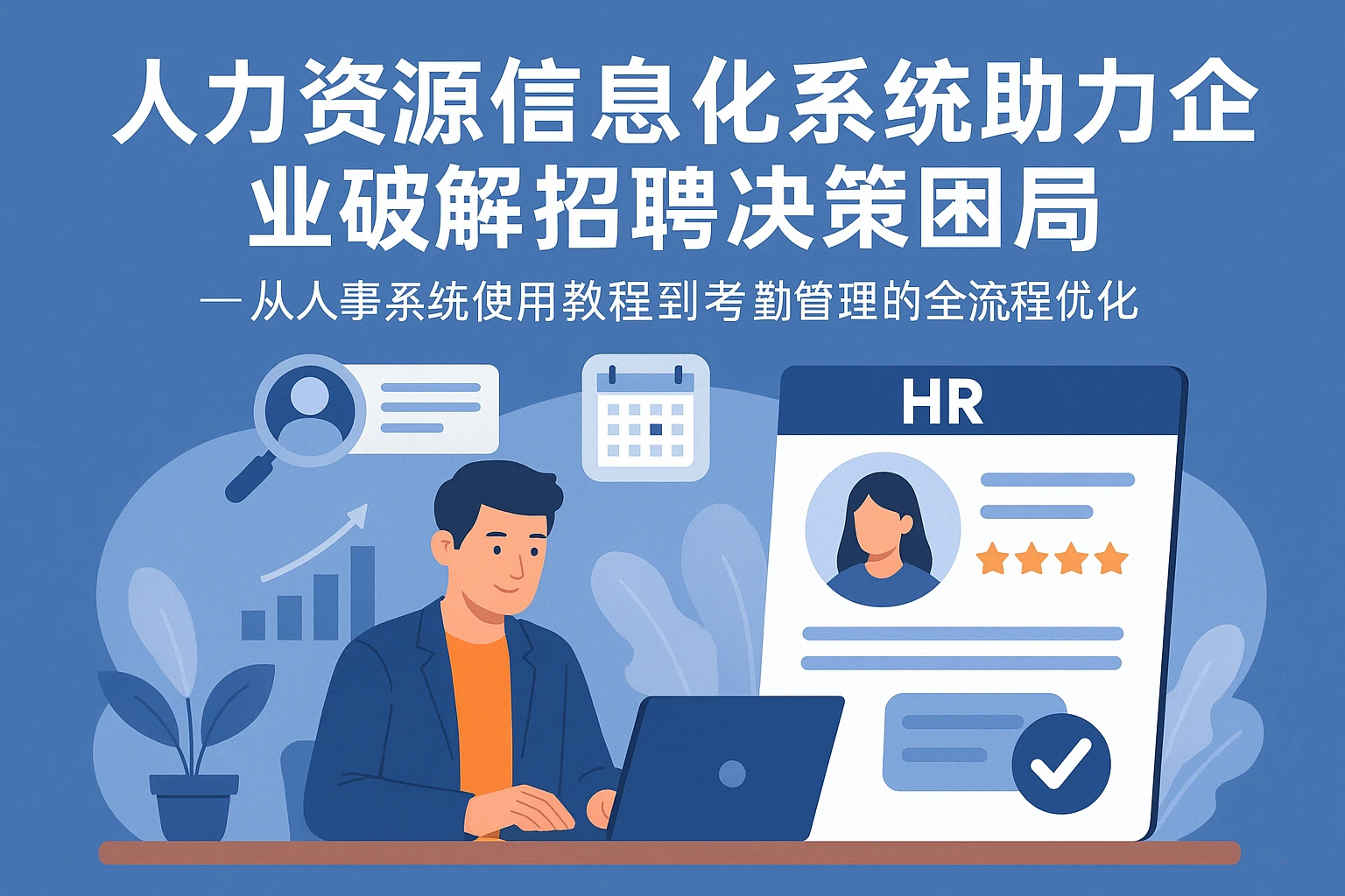 人力资源信息化系统助力企业破解招聘决策困局——从人事系统使用教程到考勤管理的全流程优化
