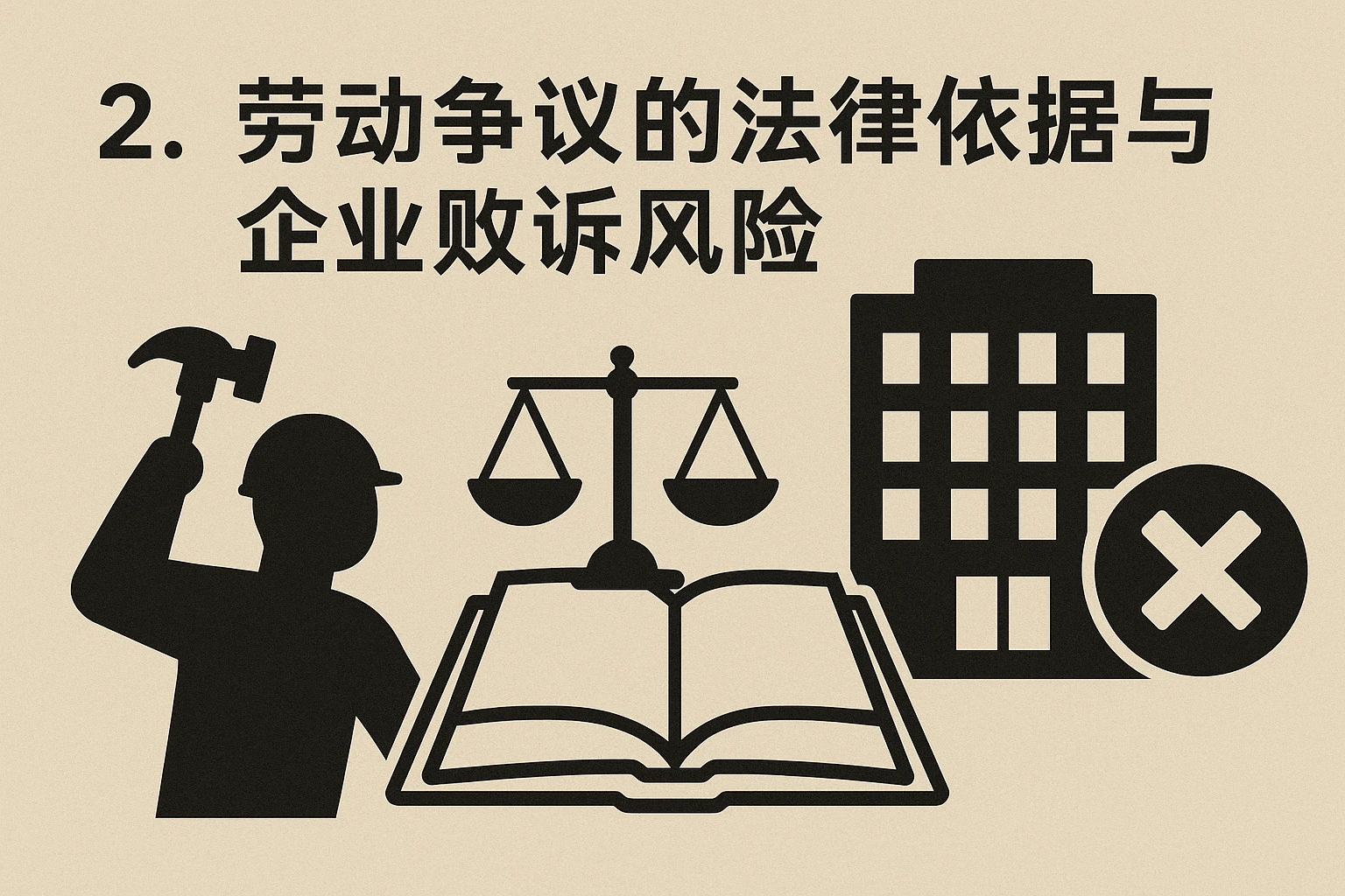 2. 劳动争议的法律依据与企业败诉风险
