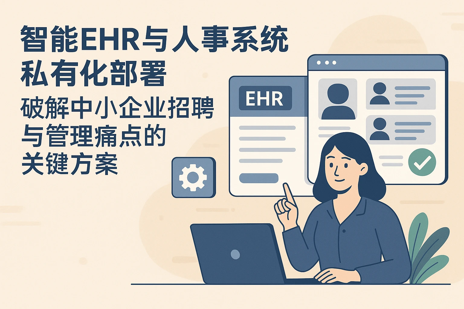 智能EHR与人事系统私有化部署：破解中小企业招聘与管理痛点的关键方案