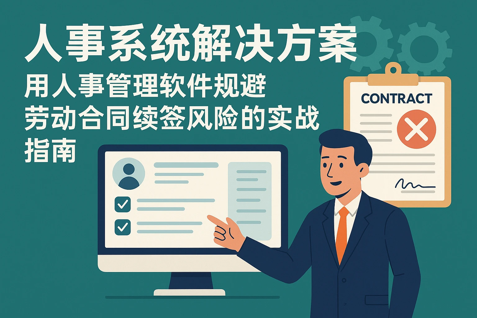人事系统解决方案：用人事管理软件规避劳动合同续签风险的实战指南