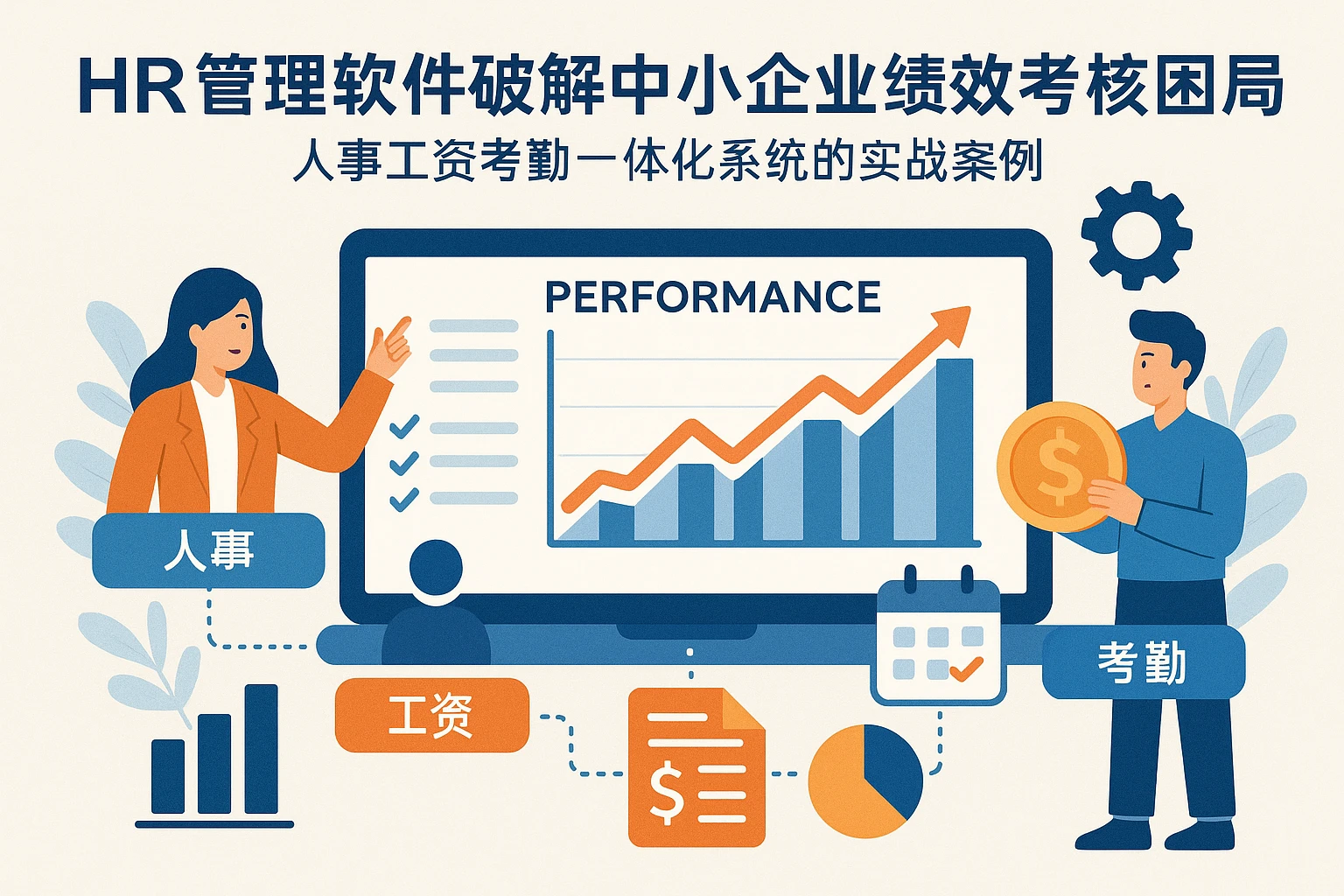 HR管理软件破解中小企业绩效考核困局：人事工资考勤一体化系统的实战案例